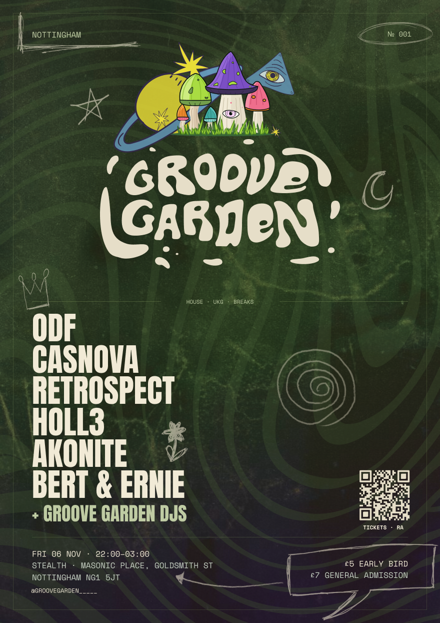 Groove Garden x Stealth: ODF, Casnova and friends