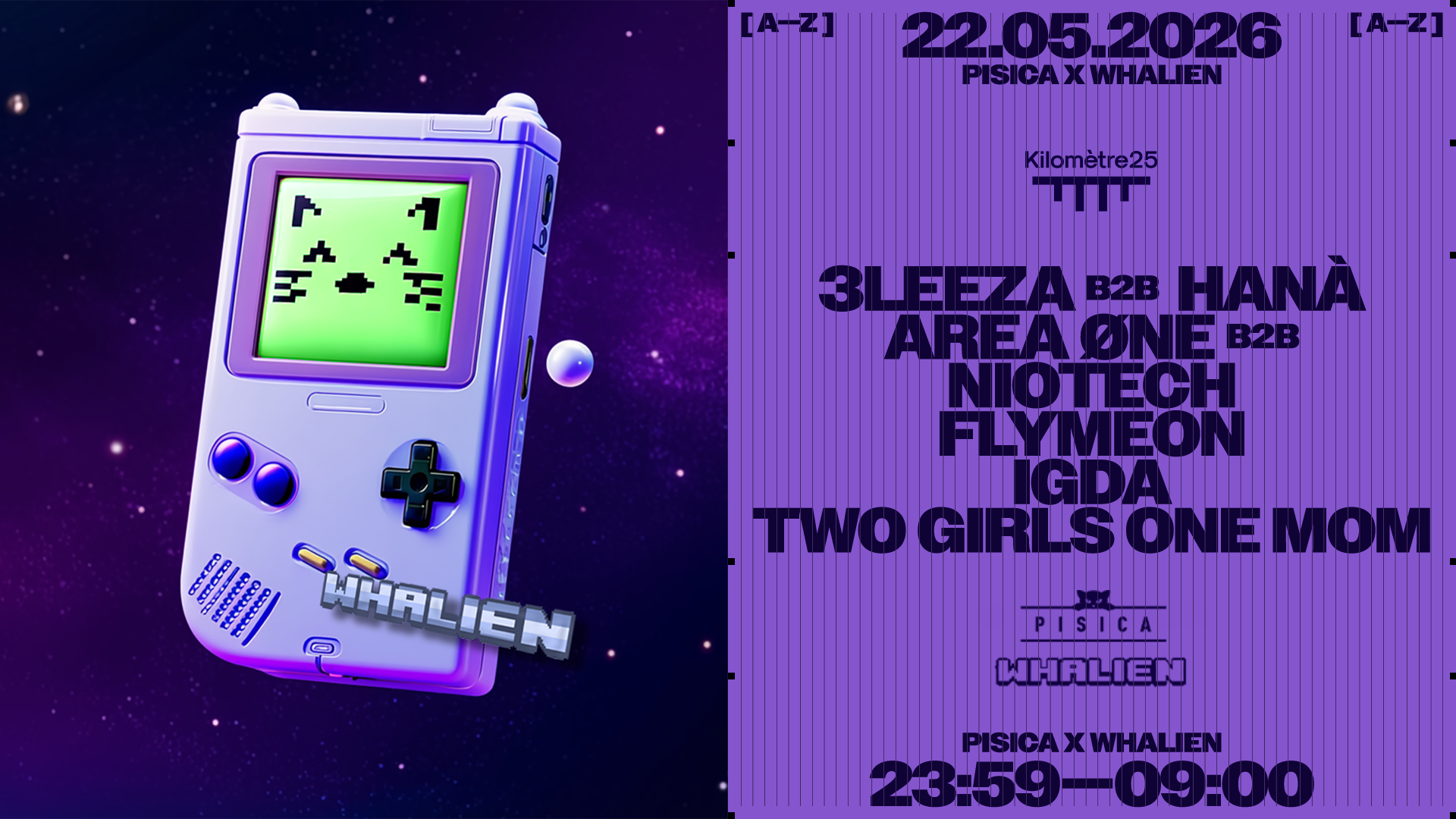 Pisica Invite WHALIEN: AREA ØNE b2b Niotech, Flymeon