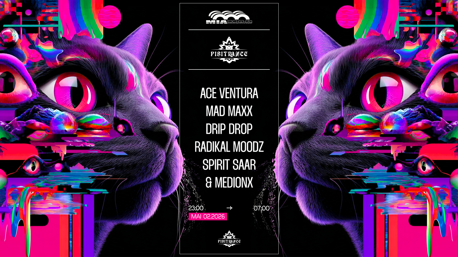 PISITRANCE: ACE VENTURA, Mad Max, DRIP DROP & MORE