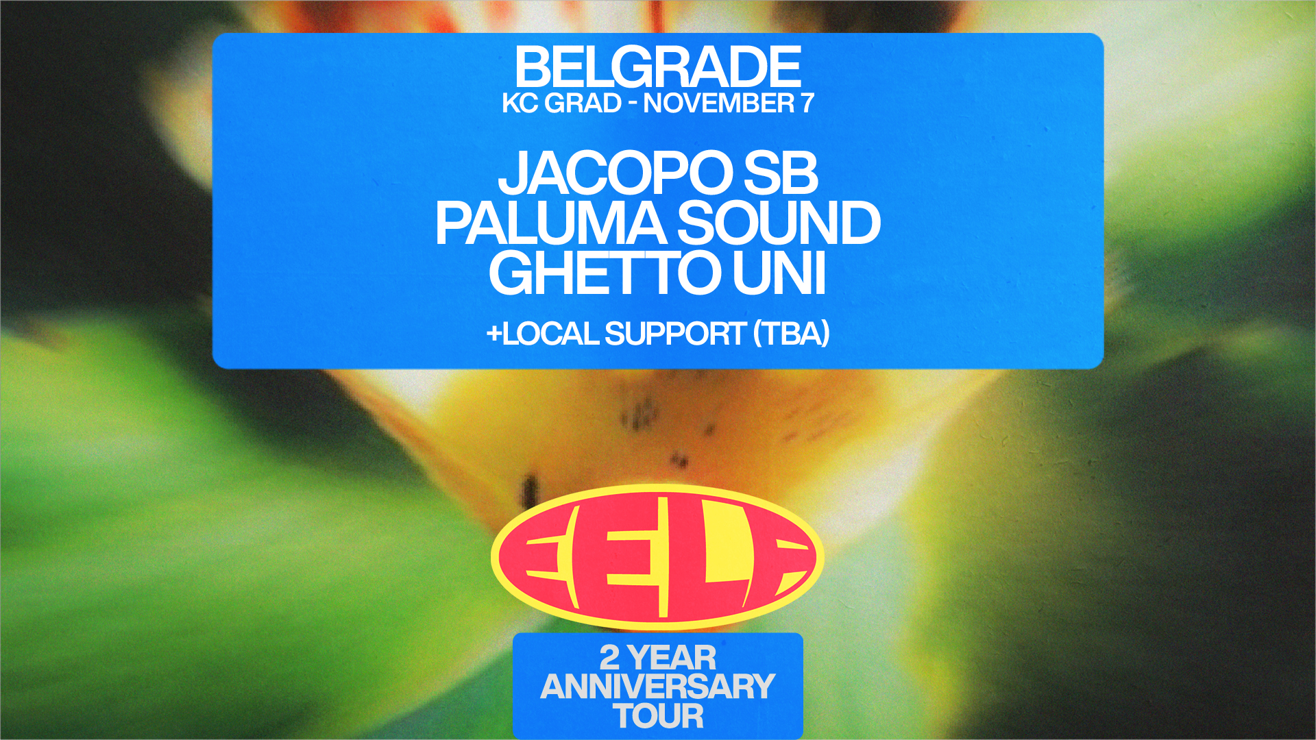 EELF Presents - Belgrade: Jacopo Sb, Paluma Sound, Ghetto Uni 