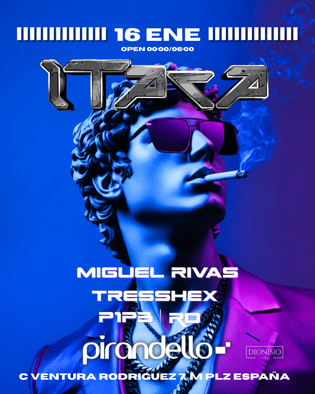 ITACA WHIT Miguel Rivas, TRESSHEX, P1P3 ND RO