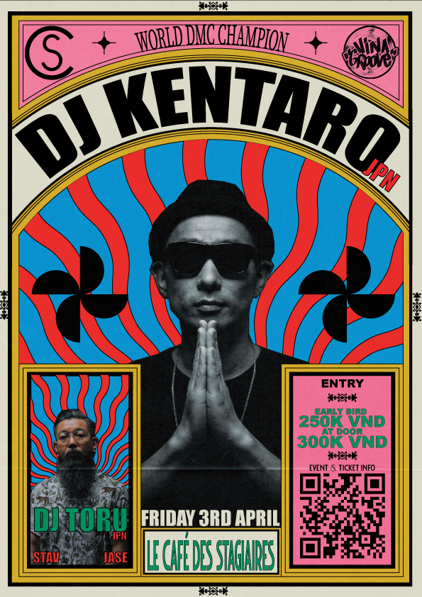 DJ KENTARO - DMC World Champion DJ at Le Café des Stagiaires