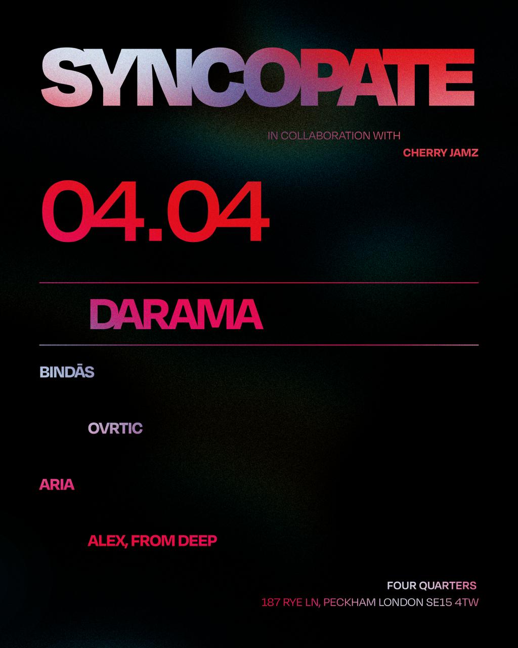 Syncopate Sound: The Launch