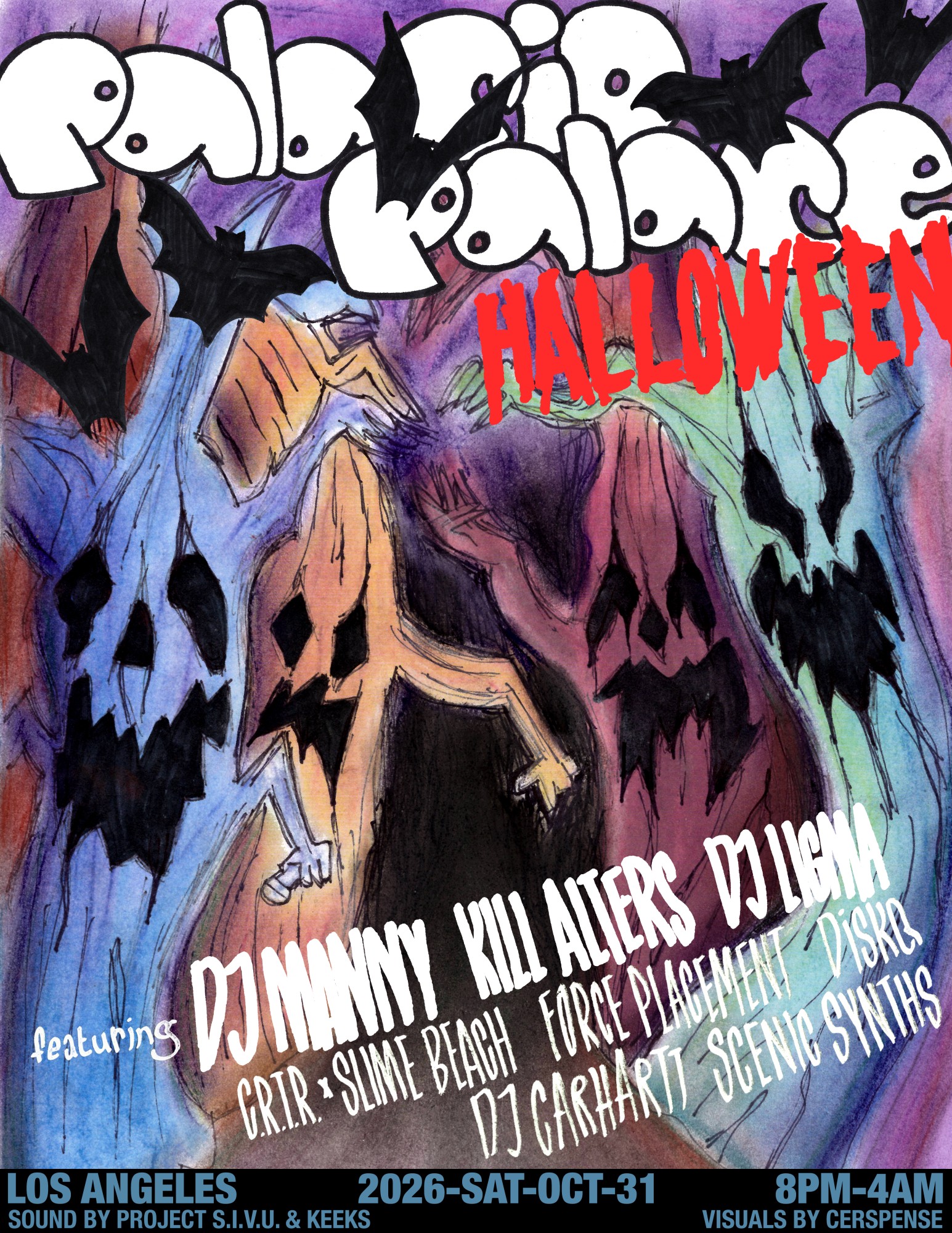 palacio palace Halloween/ record release  show