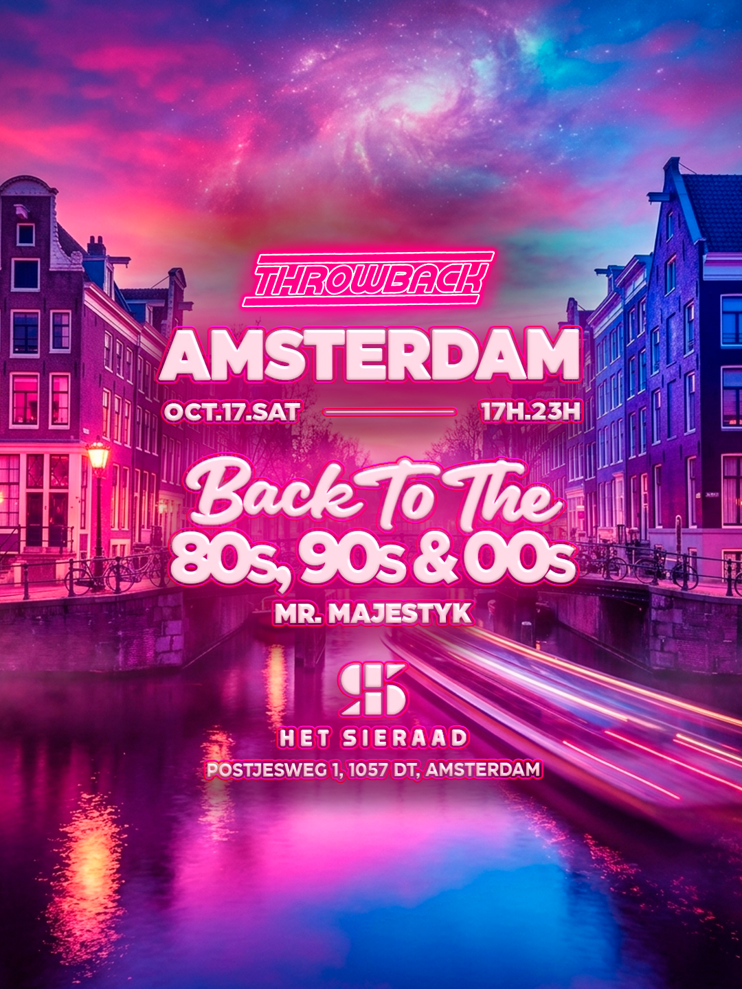 Throwback - Back to 80s, 90s & 00s - Amsterdam