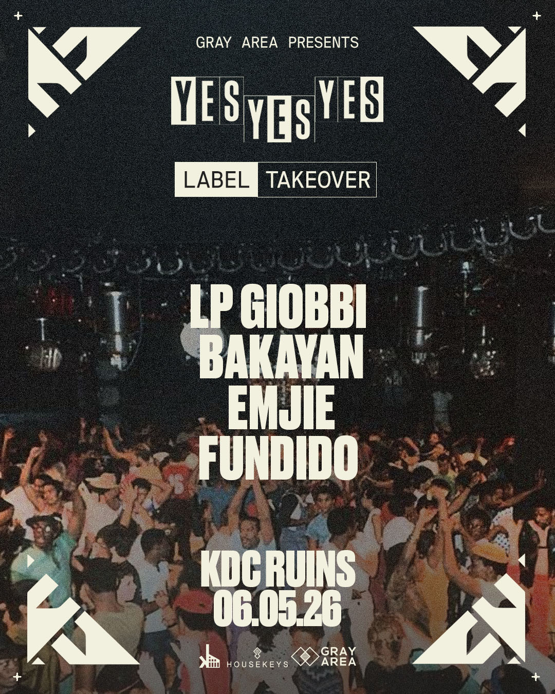 LP Giobbi PRESENTS YES YES YES *OPEN AIR*