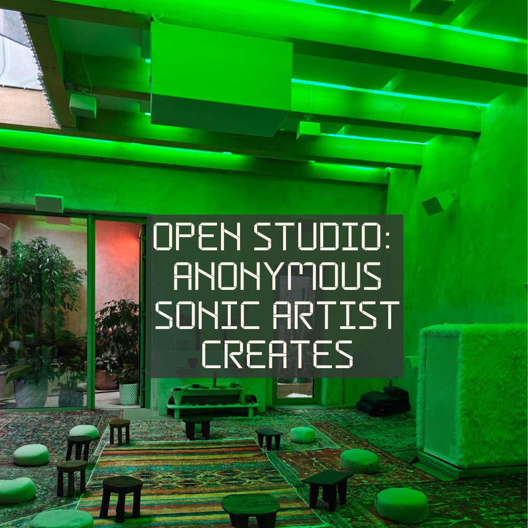 Anonymous Sonic Artist Creates - Open Studio