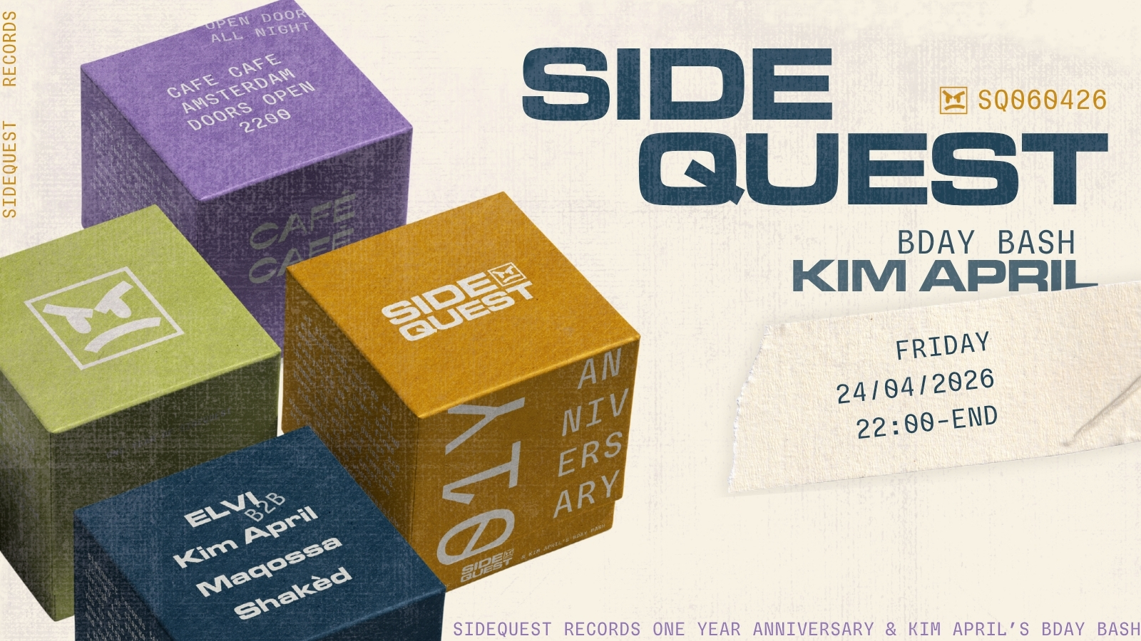SideQuest x Kim April BDAY BASH