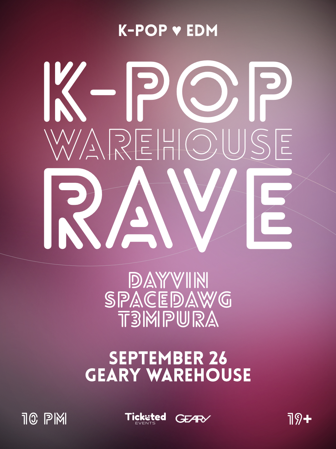 K-pop Warehouse Rave
