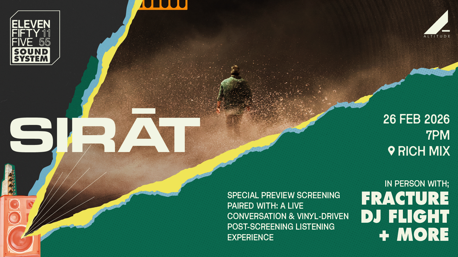 1155 Soundsystem presents: Fracture, DJ Flight, Double O at SIRĀT film screening