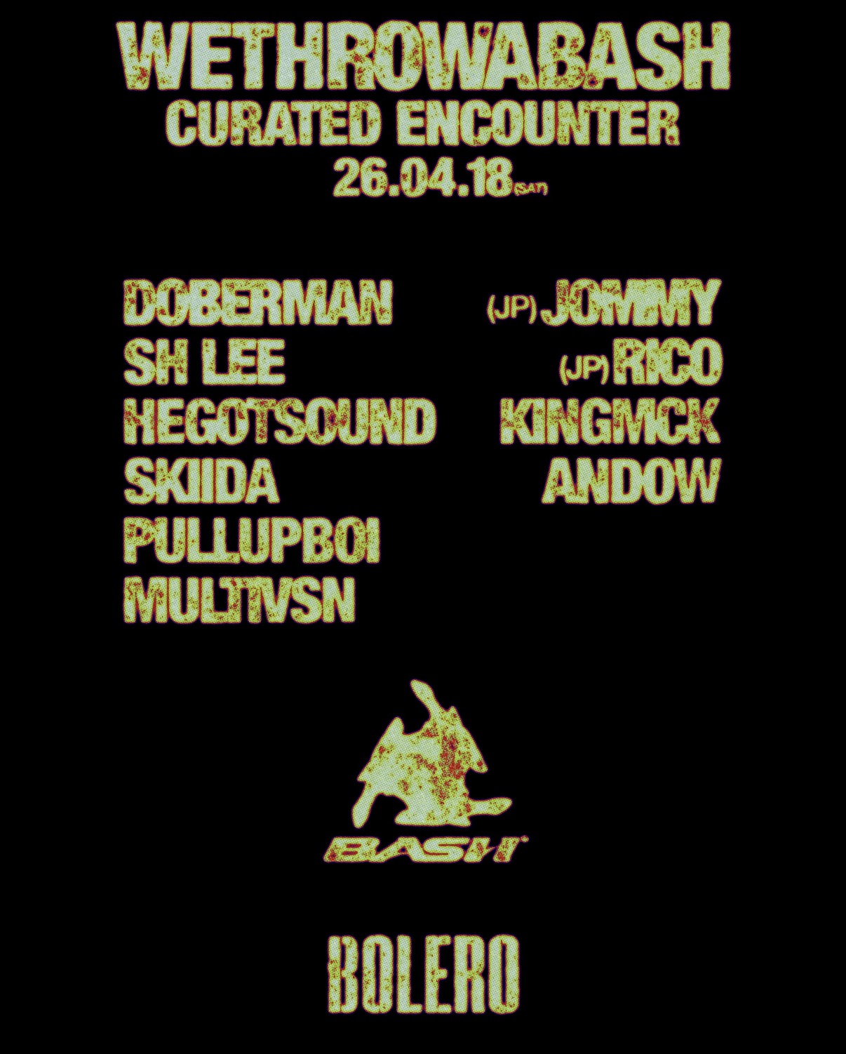 BOLERO: WETHROWABASH