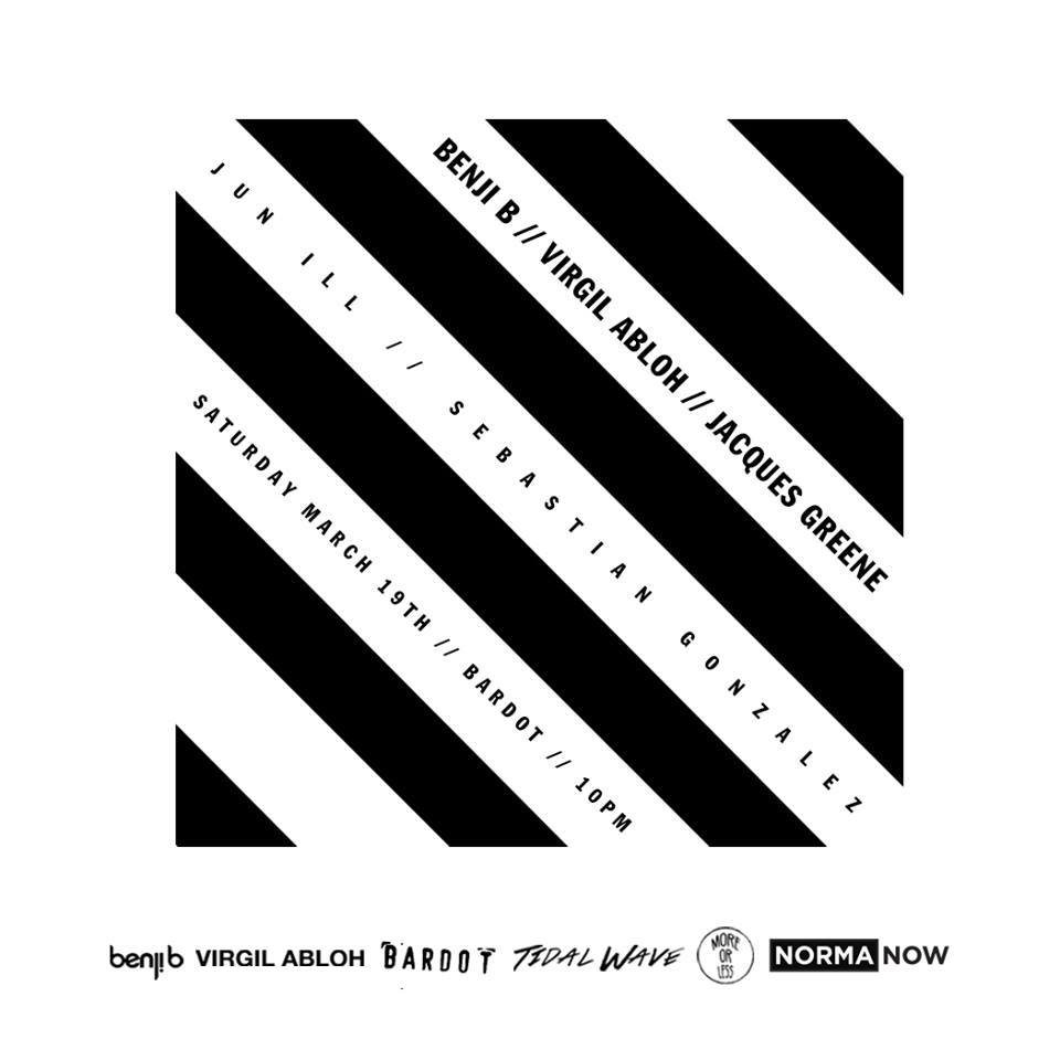 More or Less x Tidal Wave WMC: Benji B, Virgil Abloh, Jacques