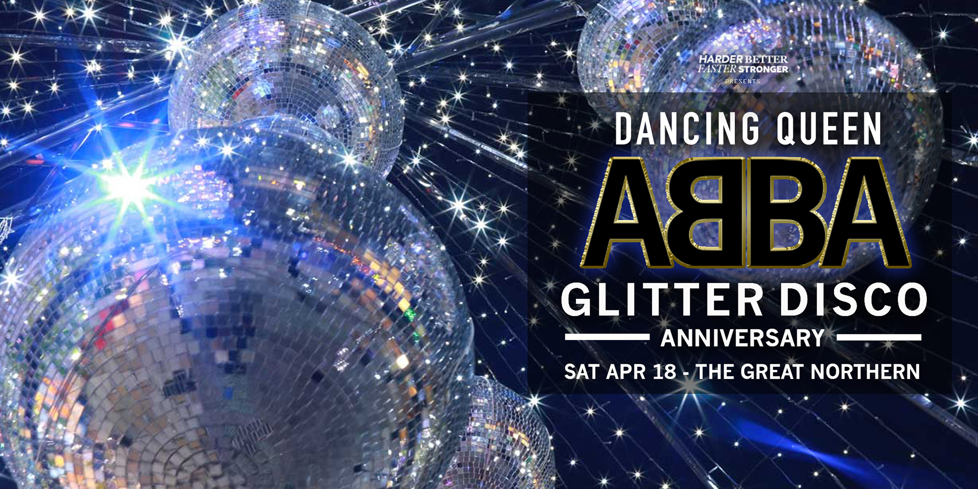 Dancing Queen ABBA Glitter Disco Anniversary