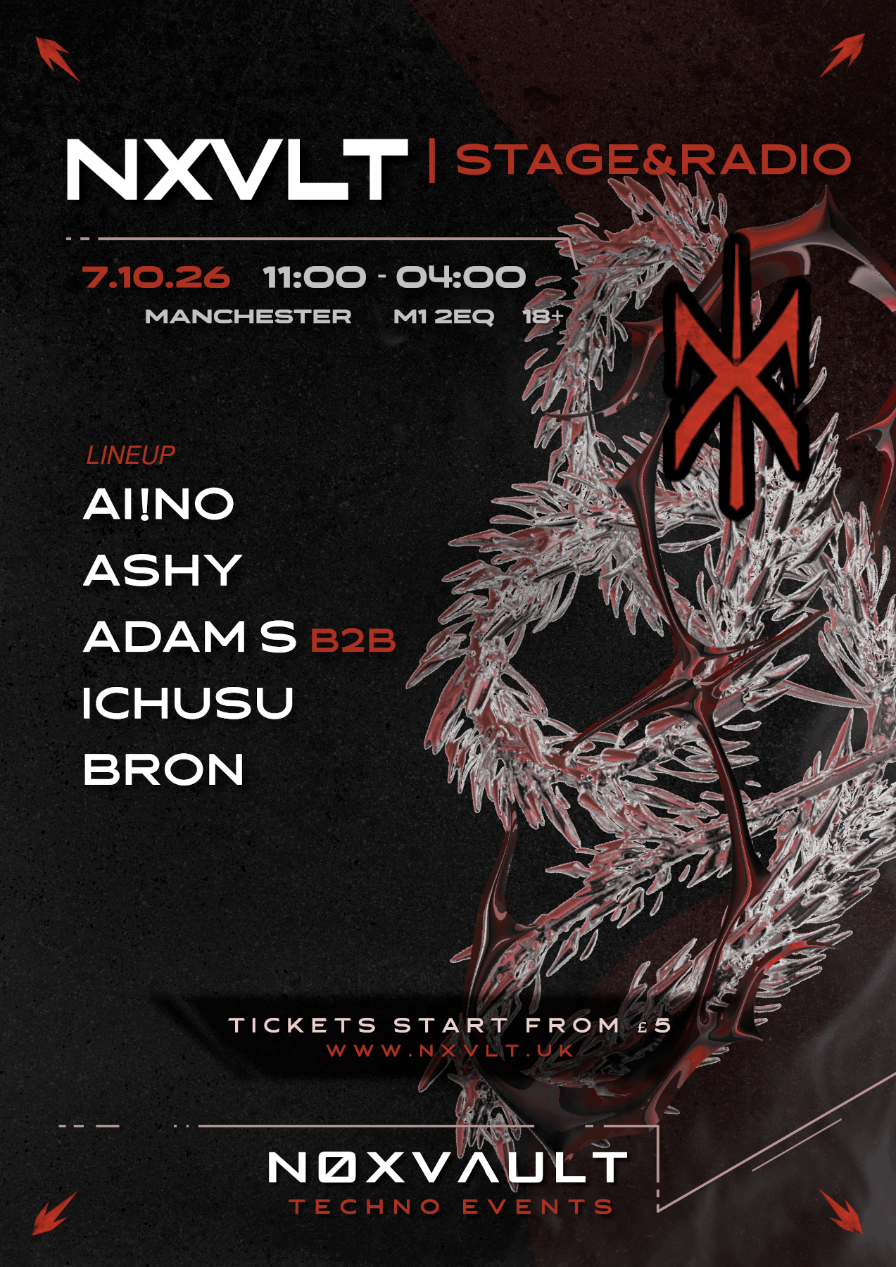 NOXVAULT TECHNO @Stage&Radio 07.10.26