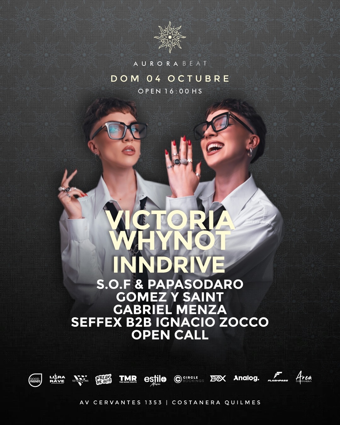 VICTORIA WHYNOT, Inndrive - Aurora Aniversario, Quilmes