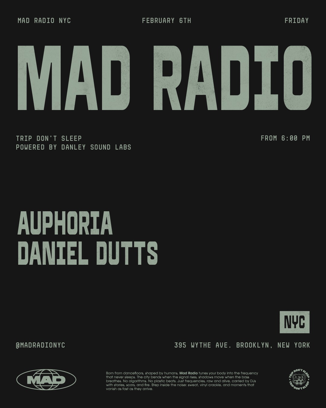 Trip Don't Sleep: Auphoria, Daniel Dutts