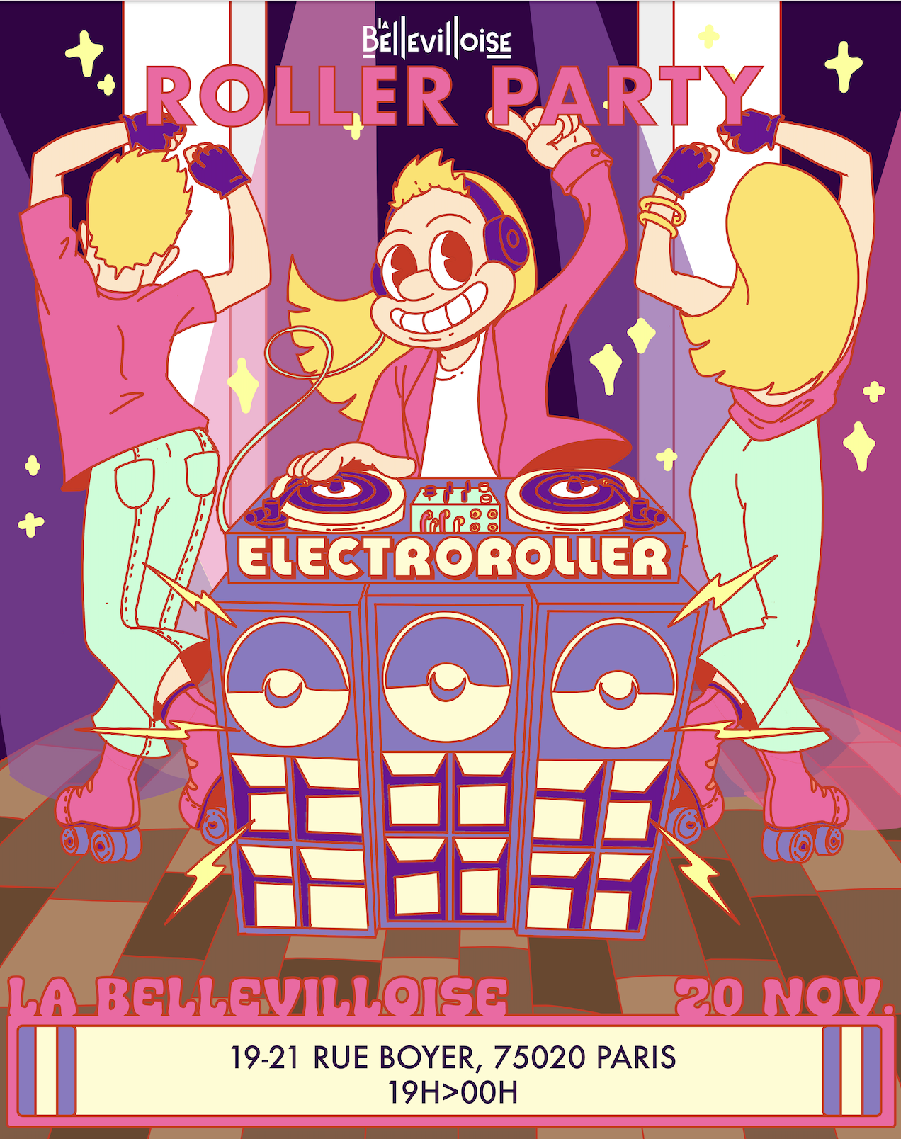 ElectroRoller x La Bellevilloise ‘Roller Party’ - La Bellevilloise