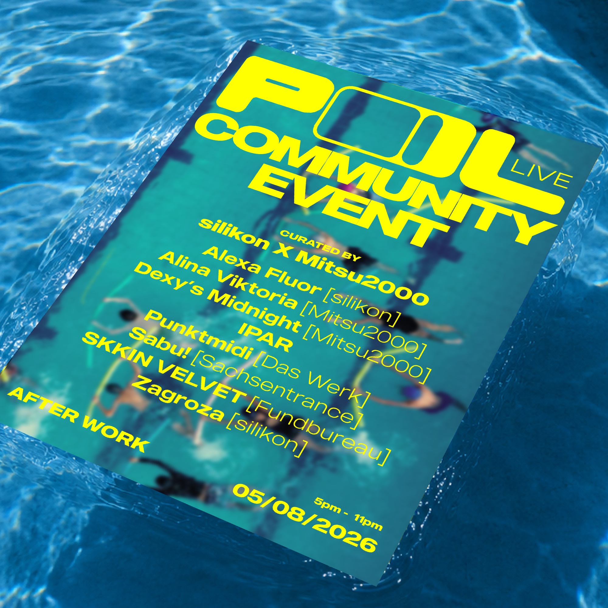 POOL Series [LIVE]: Afterwork with silikon and Mitsu2000 — Lokschuppen Berlin, Berlin
