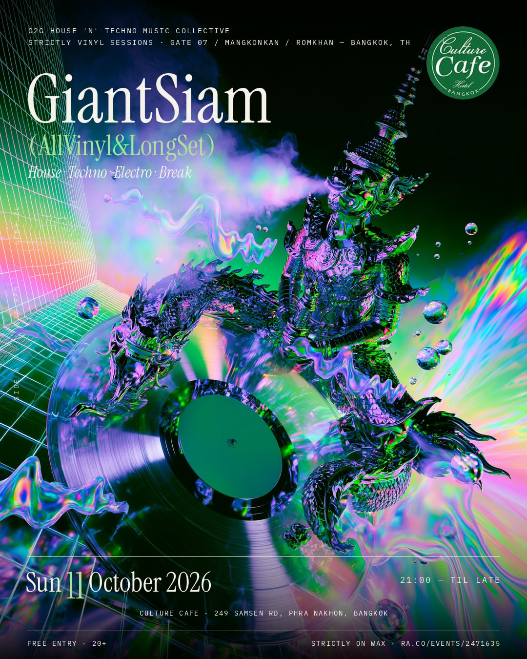 G2G House'n'Techno Music Collective presents; Giantsiam