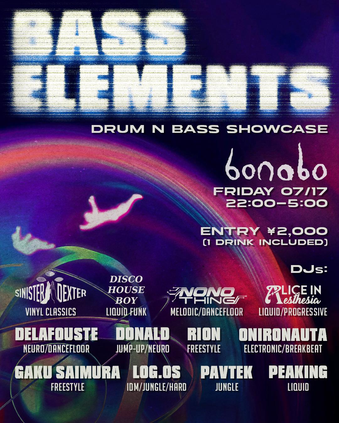 Bass Elements at Bonobo, Tokyo