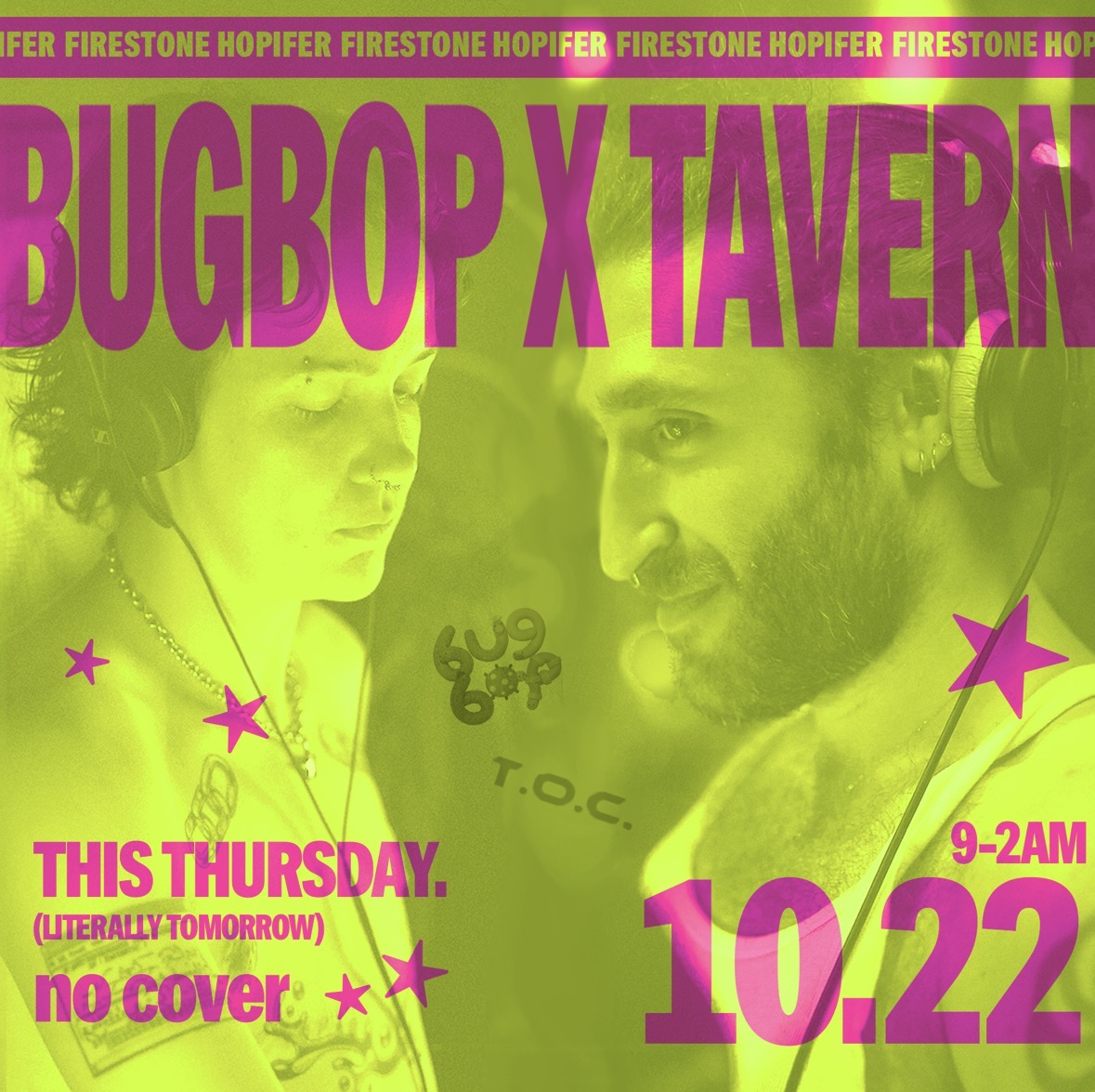 BUG BOP X TAVERN