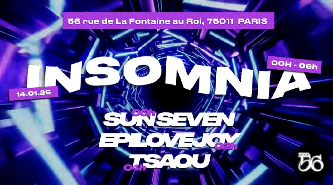 Insomnia W/ Sun Seven, Epilovejoy,Tsaou