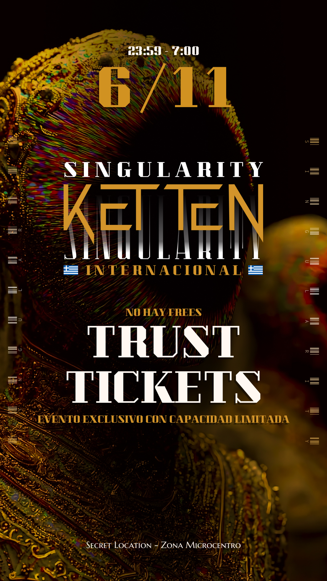 KETTEN presents SINGULARITY experience - Heavy Industrial Techno at Buenos Aires