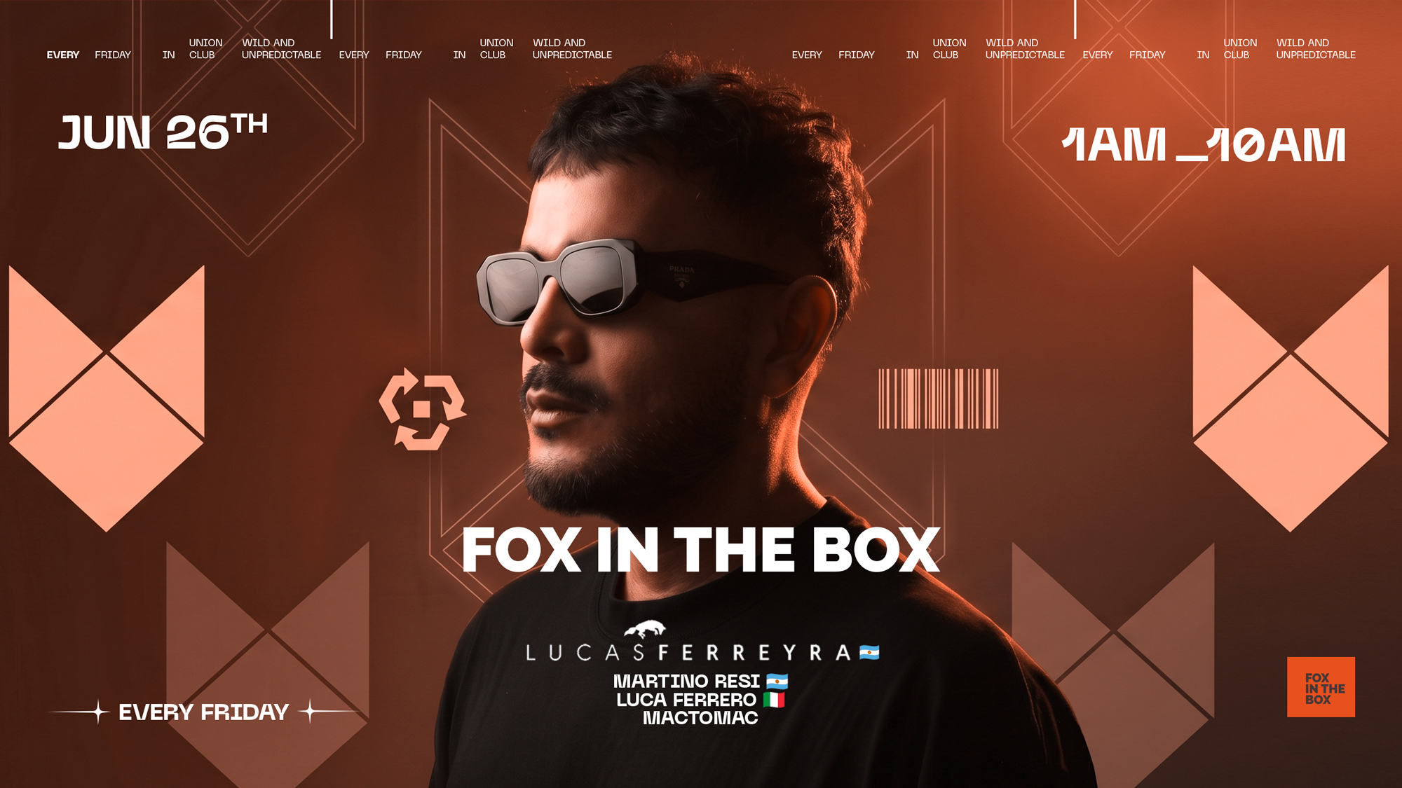 FOX IN THE BOX WEEKLY AFTERPARTY (Open until 10am)