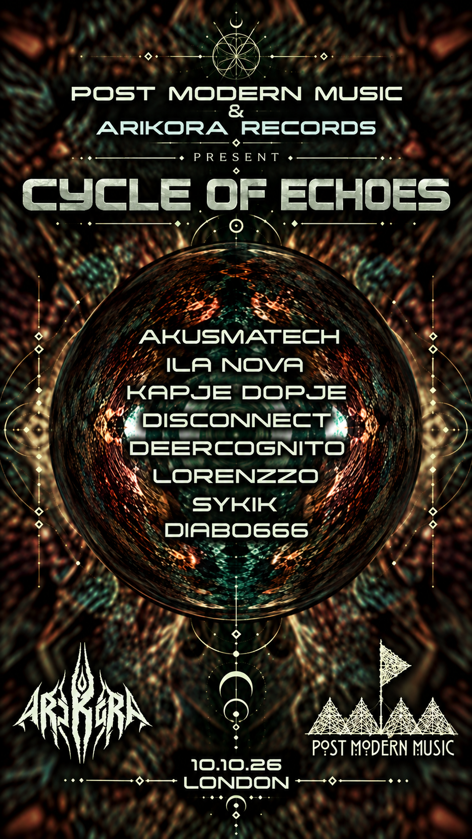 PMM music and Arikora Records presents Cycle of Echoes at TBA, London
