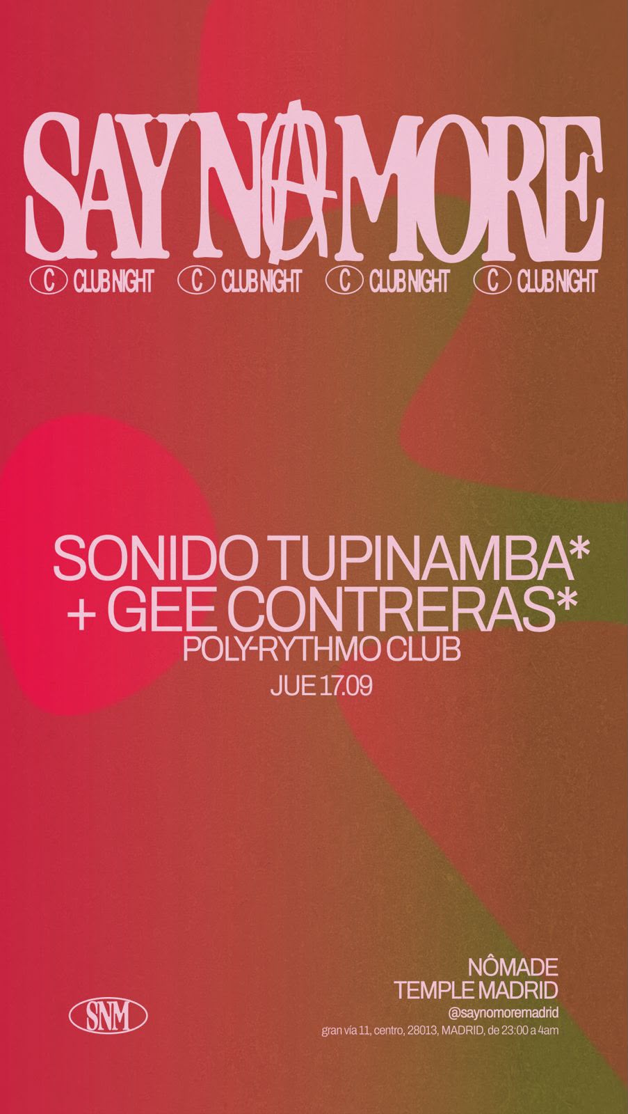 Poly-Rythmo Club: Sonido Tupinamba & Gee Contreras