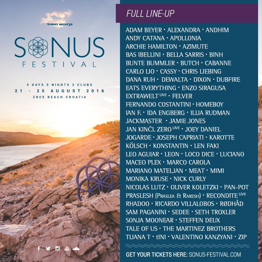 Sonus Festival 2016 at Zrce Beach Croatie