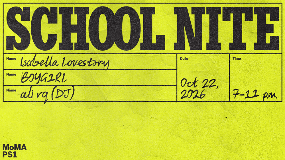 School Nite: Isabella Lovestory, B0YG1RL, Ali RQ (DJ)