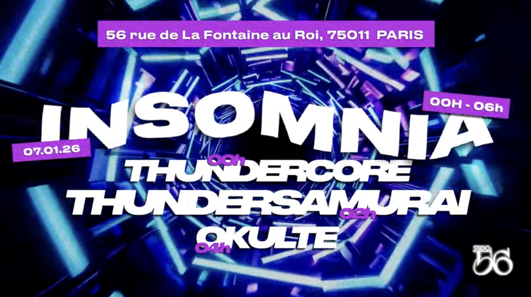 Insomnia W/ Thundercore,Thundersmurai,Okulte