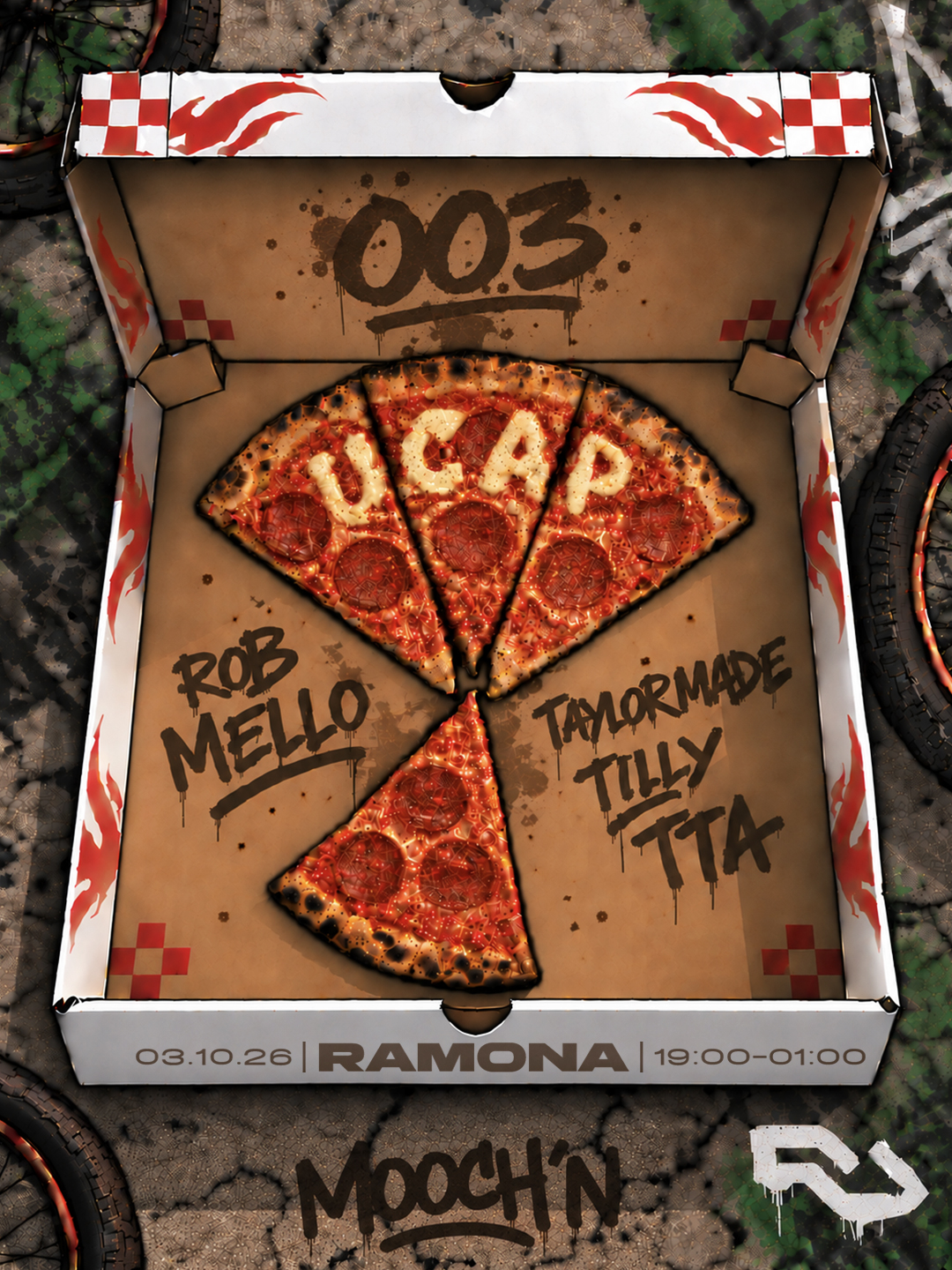 RSB presents UCAP 003 (Up Close & Personal) with Rob Mello at Ramona, Manchester M4 5JG