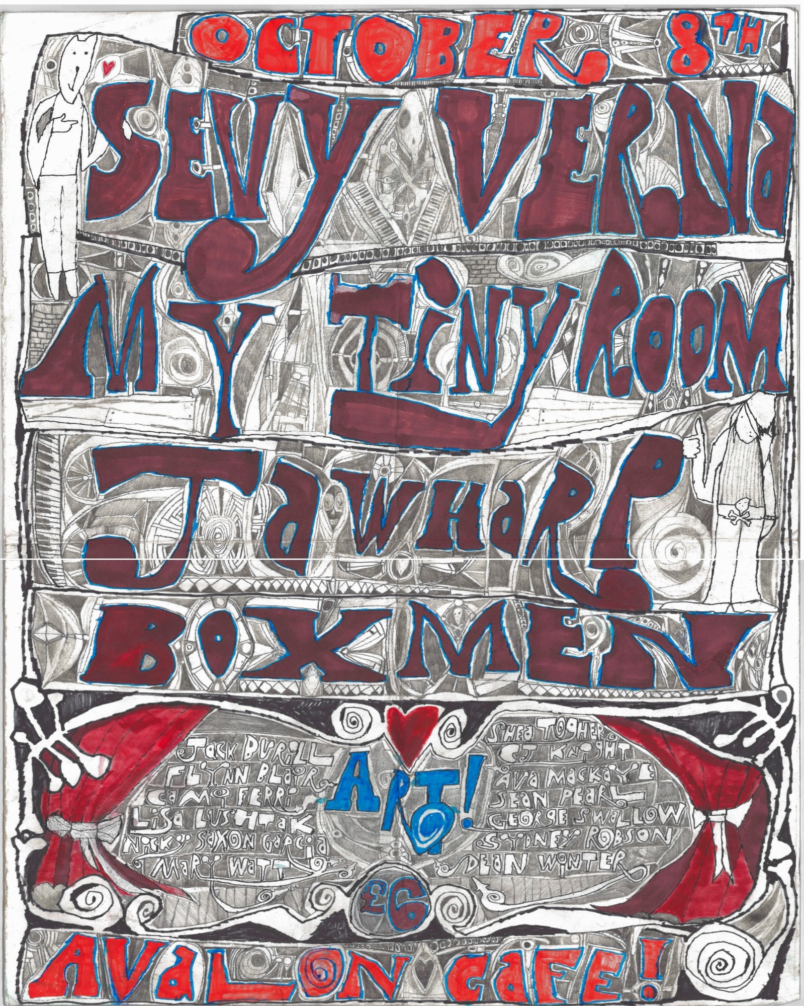 Sevy Verna, My Tiny Room, Boxmen, Jawharp
