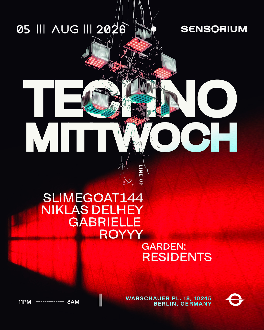 TECHNO MITTWOCH: TAKE YOUR TICKETS