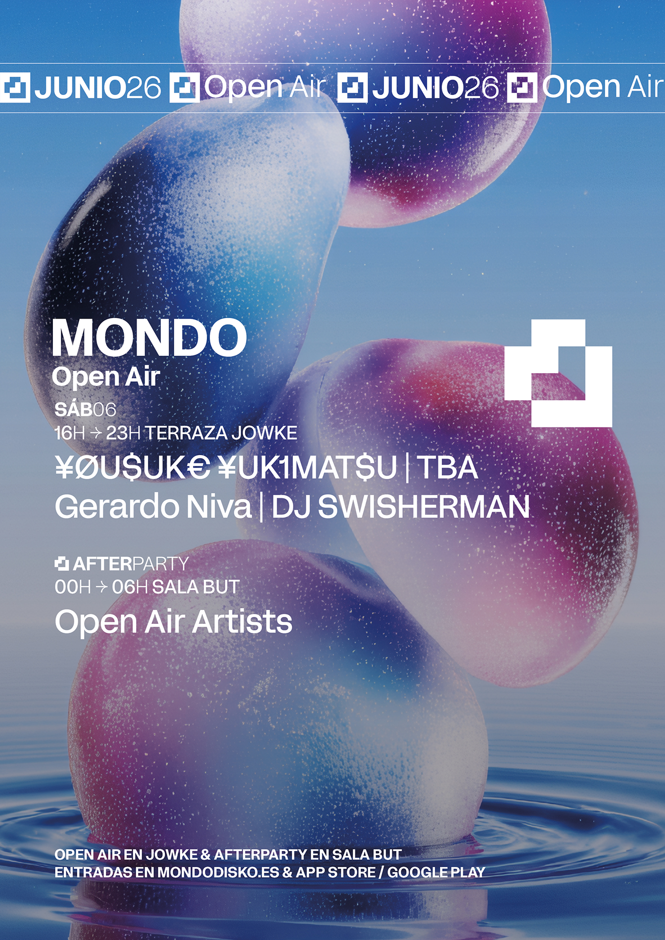 Mondo OPEN AIR #01: Patrick Mason / SPFDJ / Gerardo Niva / relajadita / pavvvvvvlo