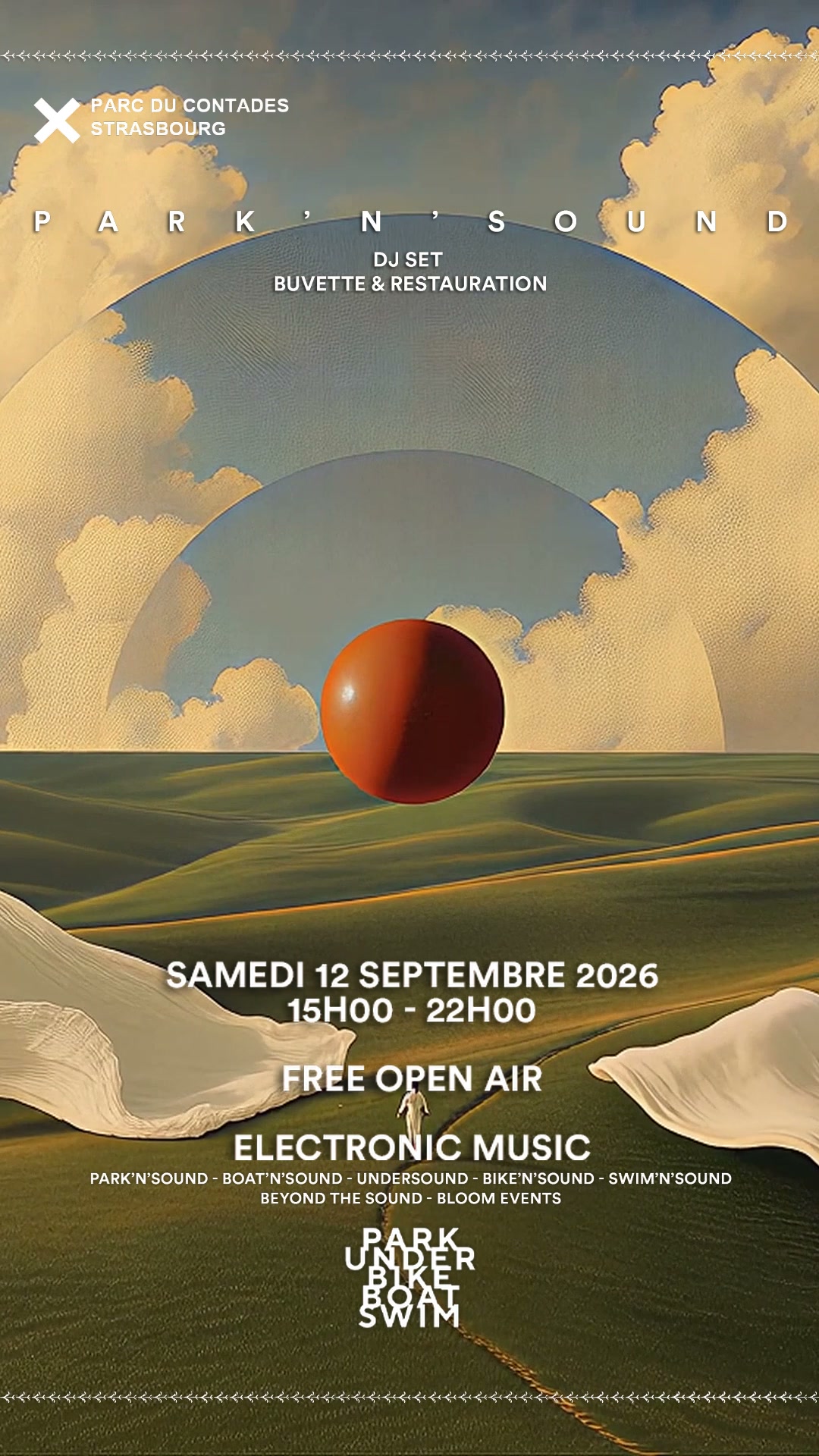 Affiche Park'n'Sound #2 — Open Air gratuit • Parc du Contades