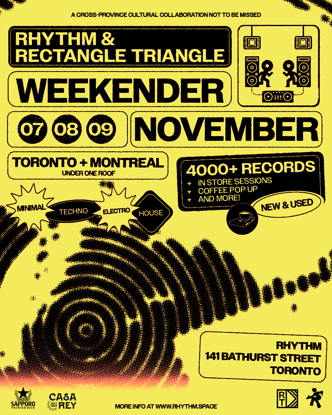 Rhythm x Rectangle Triangle Weekender at Rhythm, Toronto