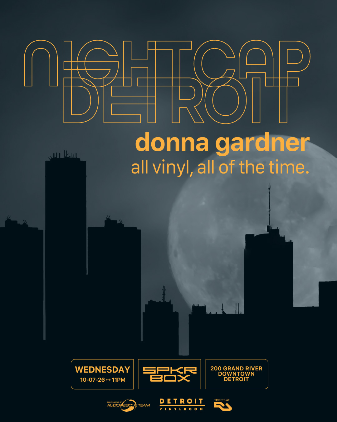 Nightcap Detroit with Donna Gardner at Spkrbox