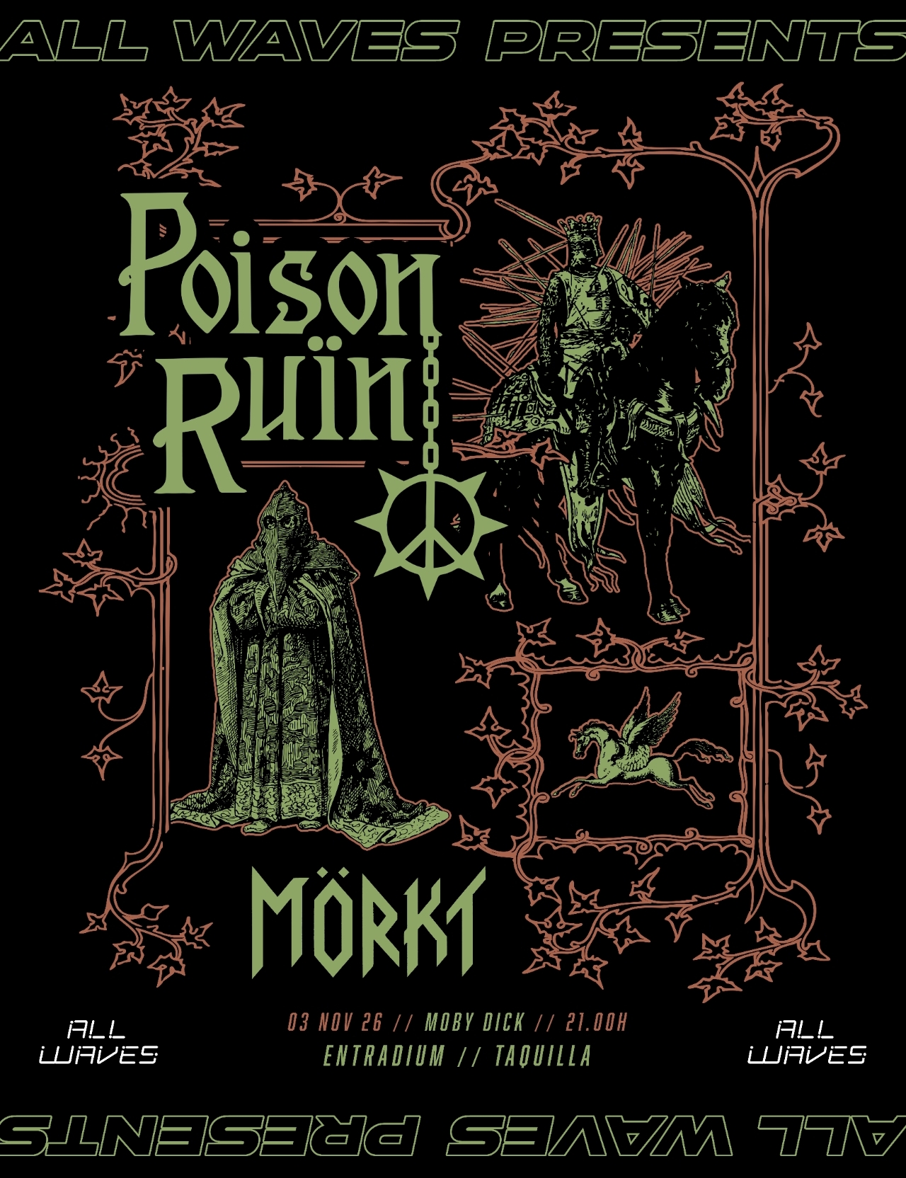 POISON RUÏN (US)+ MÖRKT (SP)_Post-punk_Anarkopunk_Madrid