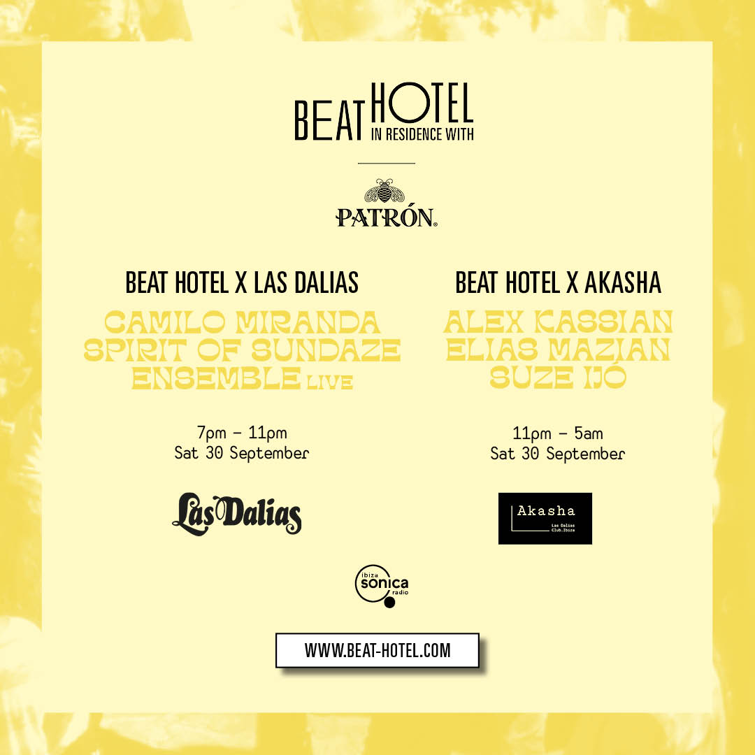 Beat Hotel comes to Ibiza in October: Don't miss it! - La Torre Ibiza