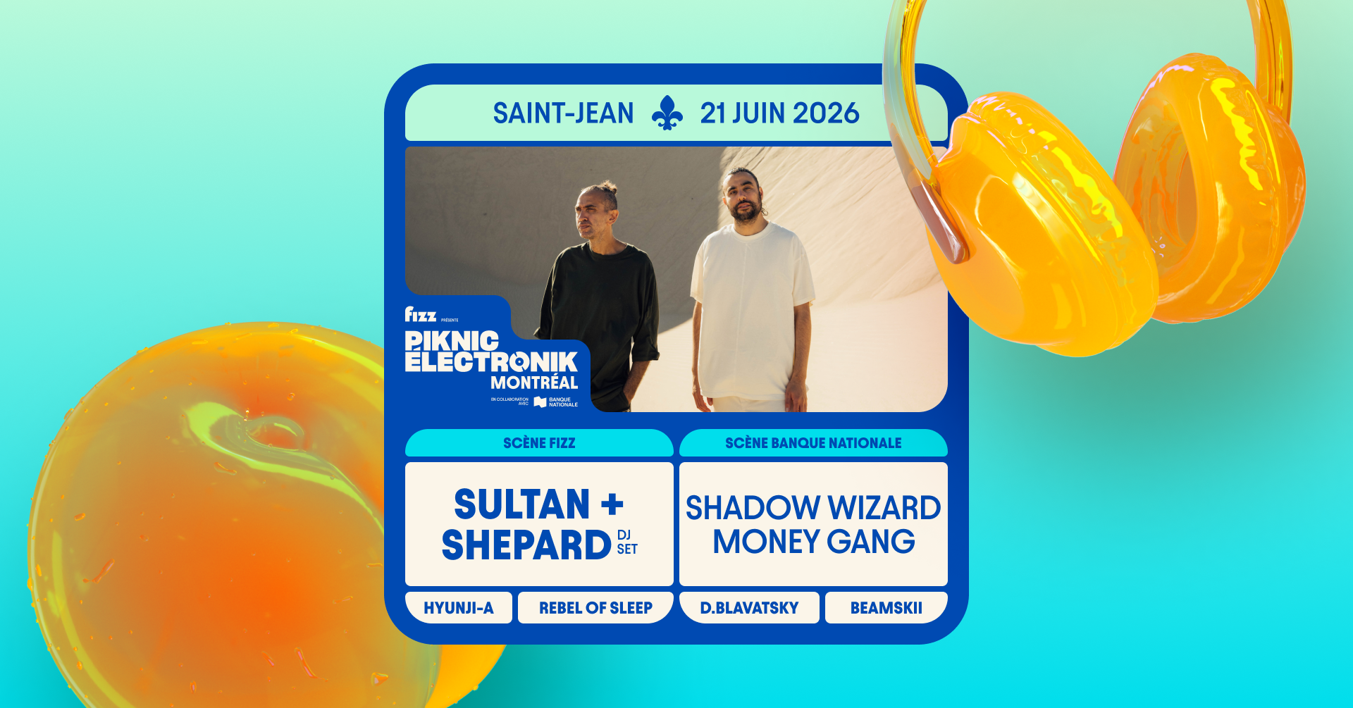 Piknic Électronik MTL #6: Sultan + Shepard (DJ set) / Shadow Wizard Money Gang