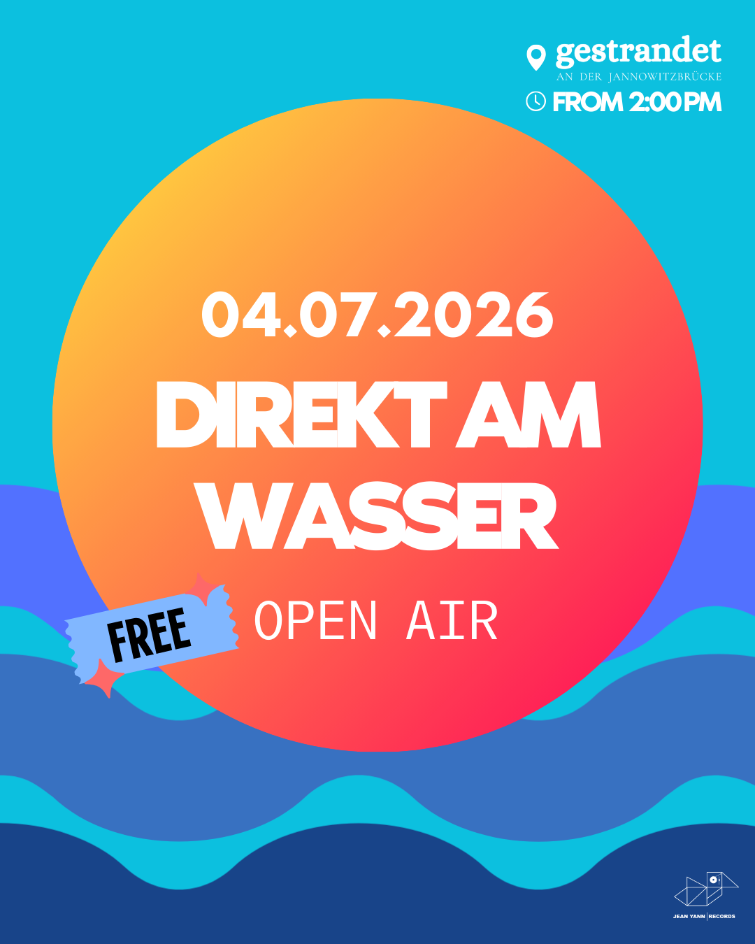 OPEN AIR DIREKT AM WASSER - FREE
