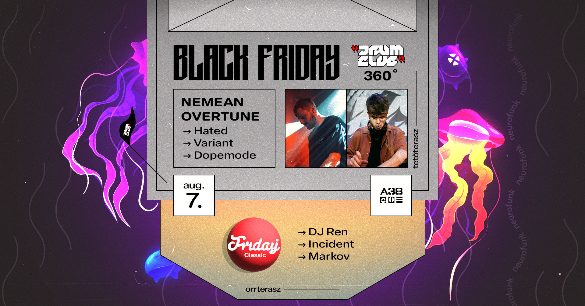 Drum Club with Nemean & Overtune / Friday