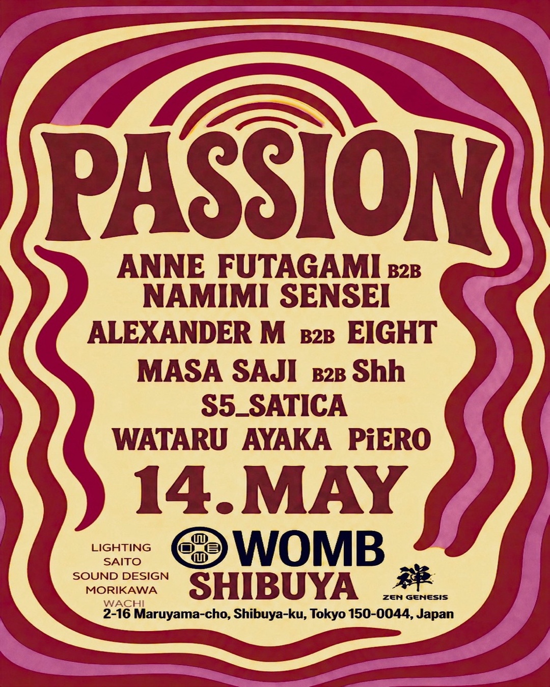 PASSION at WOMB, Tokyo