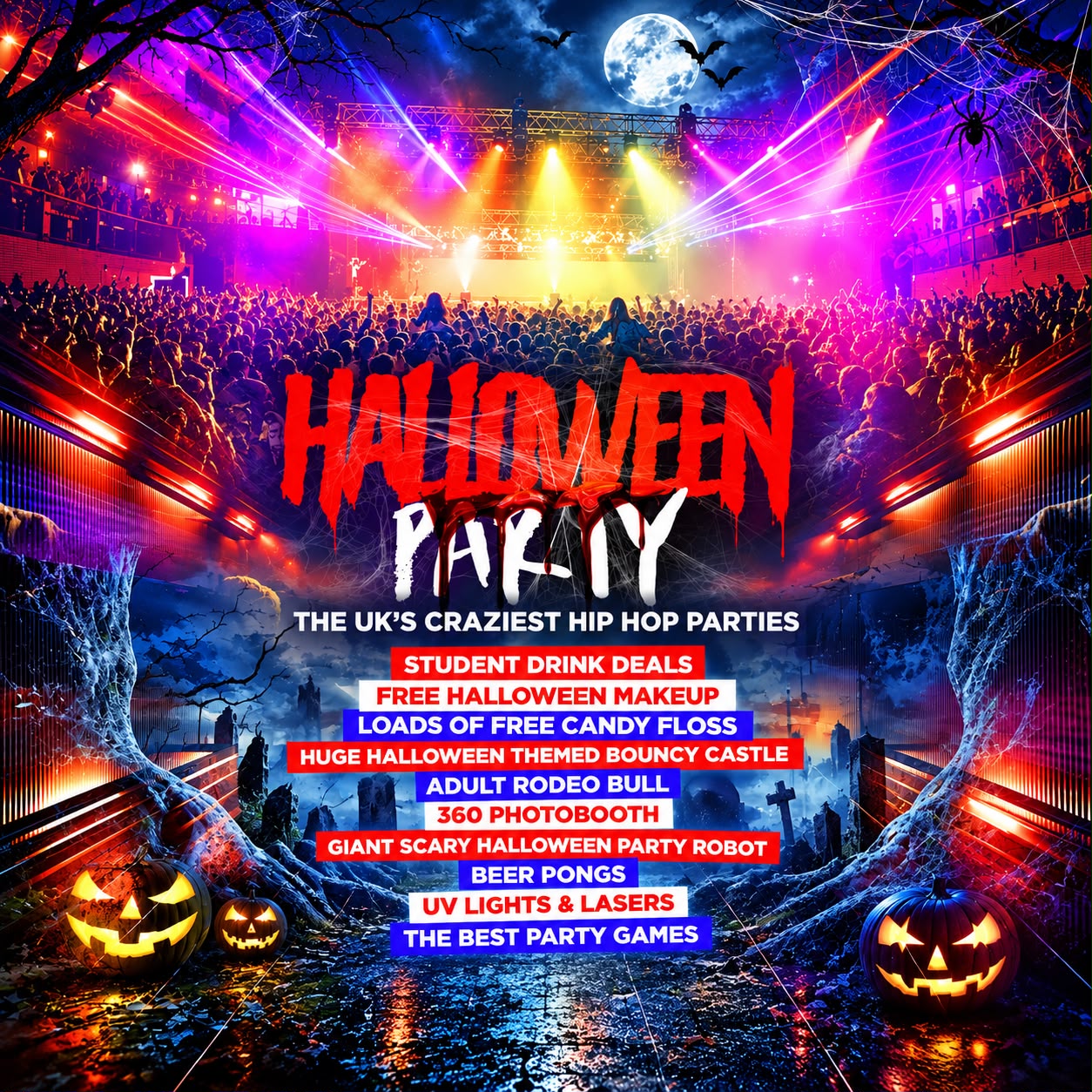 Halloween Freshers Party - Leicester 3000+ Zombies