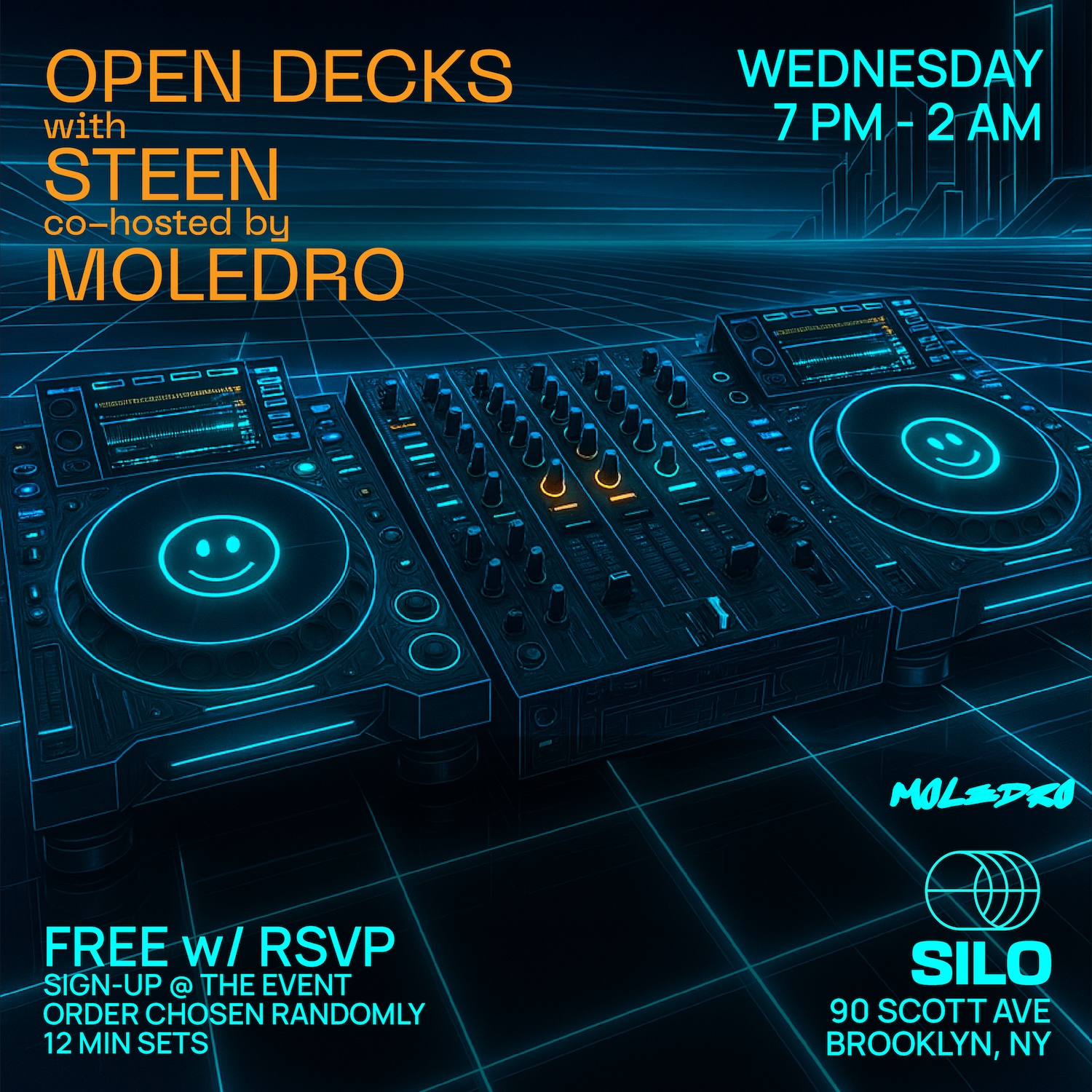 Open Decks with STEEN and Moledro