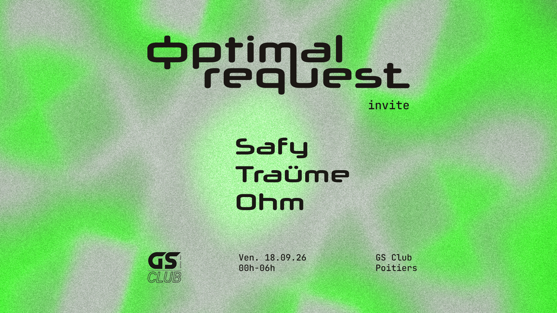 Affiche Optimal Request: Safy, Traüme & Ohm