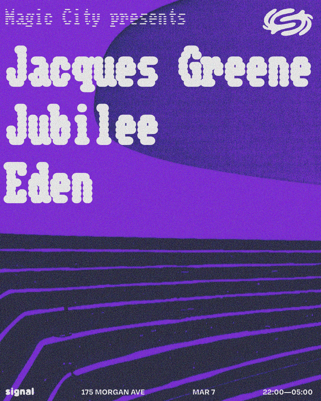 Magic City: Jubilee, Jacques Greene, Eden